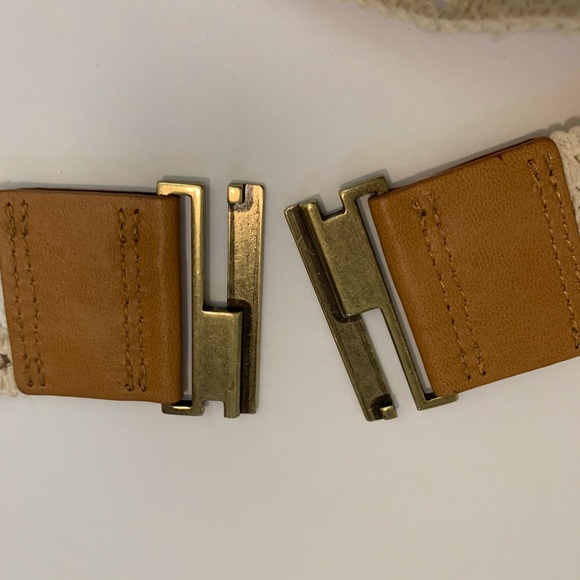 LOFT | Elastic Knit Belt Brass Buckle - Picture 8 of 11